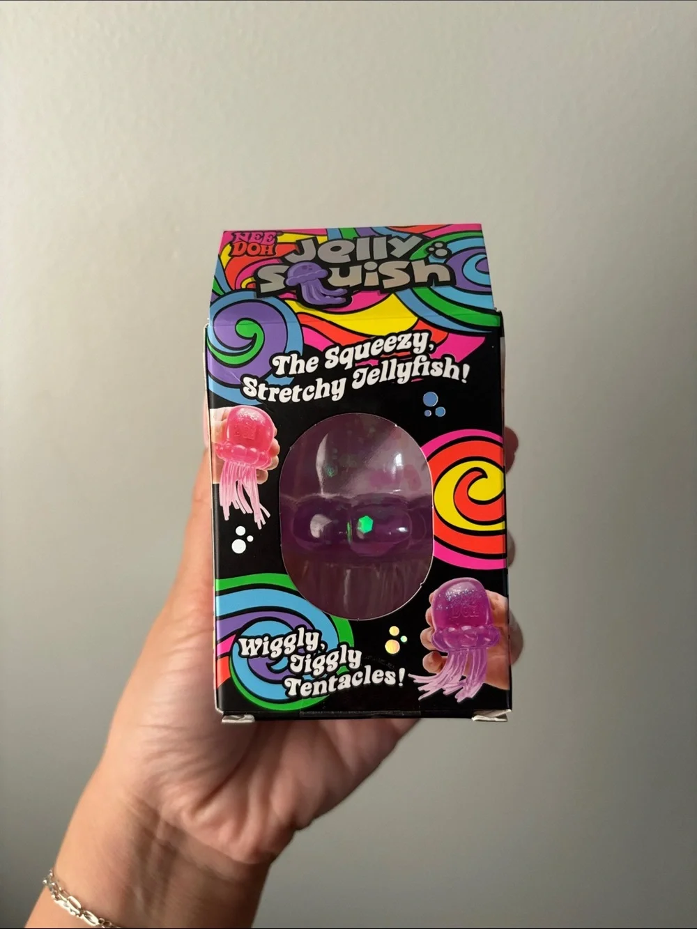 Schylling NeeDoh Jelly Squish Select Color Purple